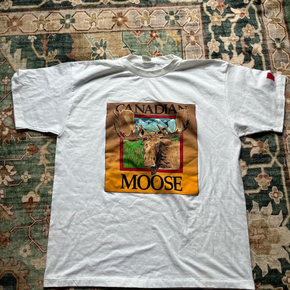 White Moose Graphic Short Sleeve Tee